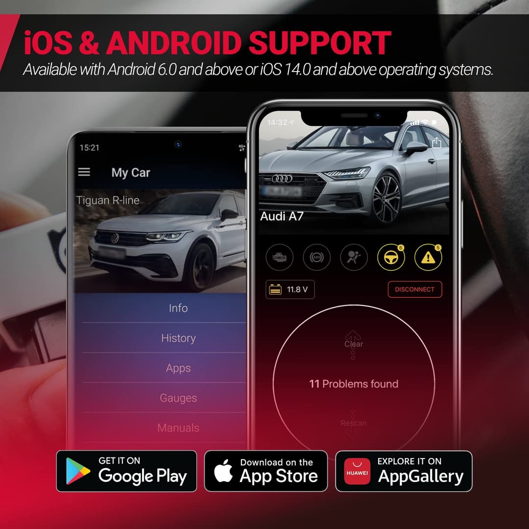 OBDeleven OBD11 Bluetooth OBD2 Diagnostic Scan Tool - Android & iOS - Image 8