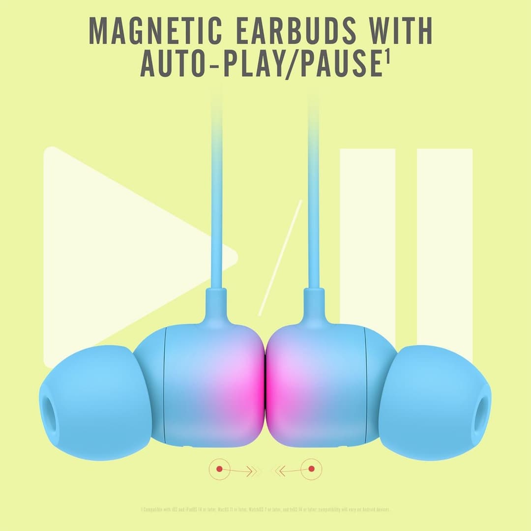 Beats Flex Wireless Bluetooth Earphones - Flame Blue - Image 4