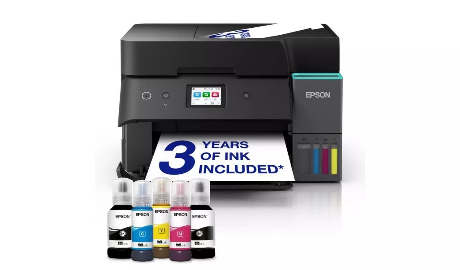 Epson EcoTank ET-4950 A4 All-in-One Wireless Inkjet Printer with ADF and Fax, Black