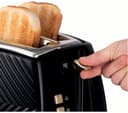 RUSSELL HOBBS Groove 26390 2-Slice Toaster - Black thumbnail 2