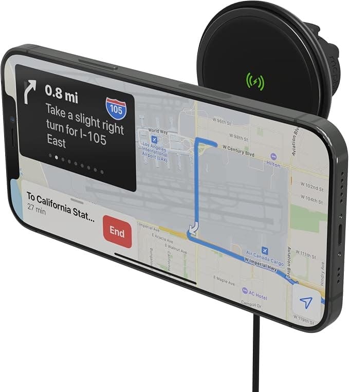 ZAGG mophie Snap + Wireless Vent Mount for Car Dash Apple & Qi-Enabled Devices - Black - Image 3