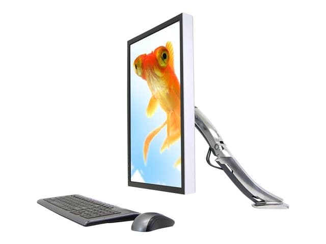 Ergotron MX Mounting Kit Polished Aluminium - Image 1
