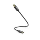 Hama USB 2.0 USB-C to USB-C Cable 480 Mbit/s (00201604) - 0.2 m, Black thumbnail 1