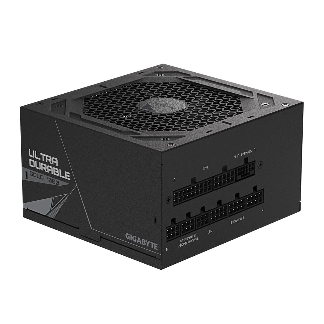 GIGABYTE UD1000GM PG5 V2 Power Supply Unit- PCIe Gen 5.1, 80 PLUS Gold, Fully Modular Design, 120mm Fan, ATX 3.1 compatible, UK Plug - Image 4