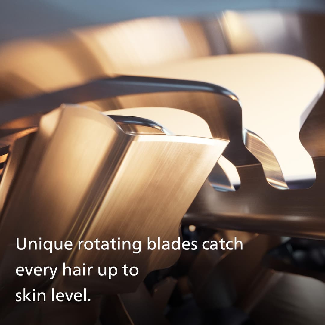 Philips Shaver Series 9000 S9974/55 Wet & Dry Electric Shaver with SkinIQ - Dark Chrome - Image 3