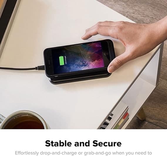 Mophie Qi Charge Force Wireless Charging Pad - Black - Image 2