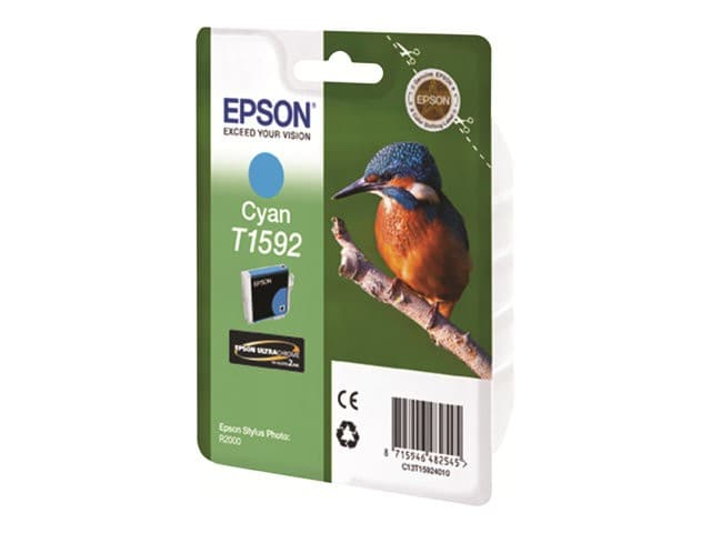 Epson T1592 - cyan - original - ink cartridge - Image 1
