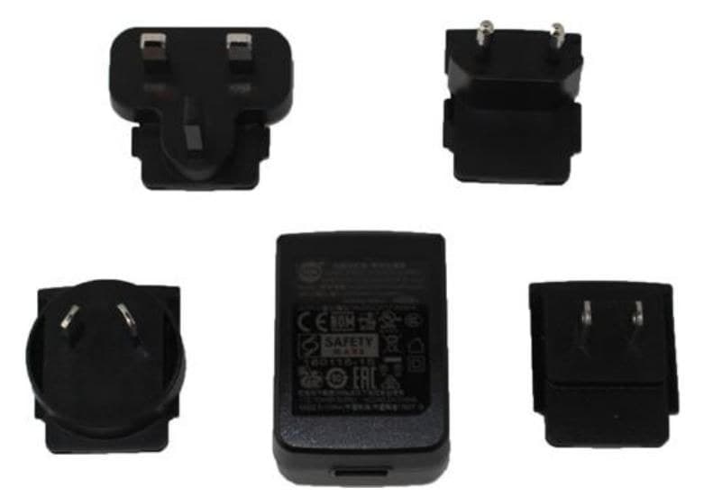 Datalogic 94ACC0383 Power Wall Adapter Kit with 4 Regional Plug Adapters for Memor 30/35