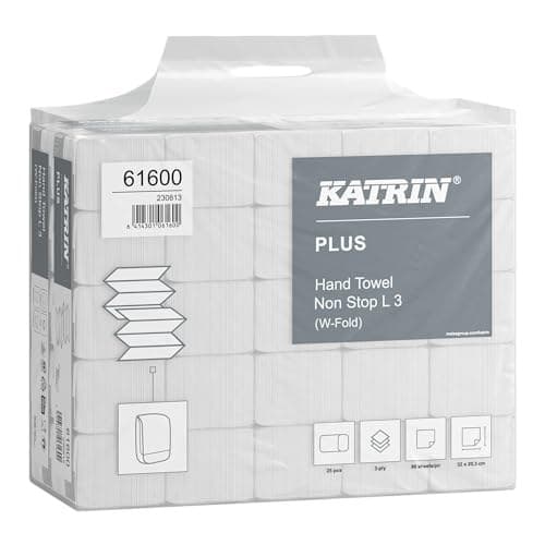 Katrin Plus Hand Towel Non Stop L3 Handy Pack x25 (Pack of 2250) 61600 - Image 2