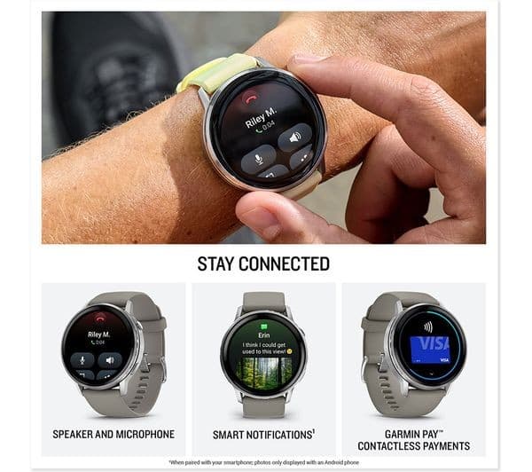 GARMIN Venu 4 Smartwatch 45mm - Citron - Image 4