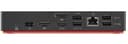Lenovo ThinkPad USB-C Dock Gen2 40AS0090UK Docking Station - Black thumbnail 2