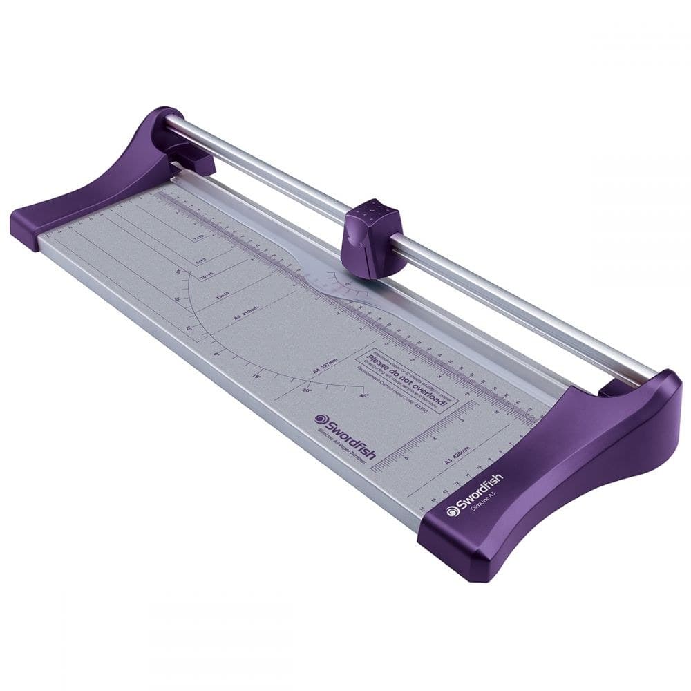 Swordfish Slimline Paper Trimmer A3 Purple - Image 1