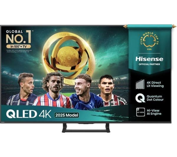 Hisense 50A7QTUK A7Q 50" 4K QLED Smart TV with Freely - Image 1