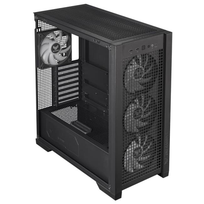 ASUS TUF Gaming GT302 ARGB E-ATX Mid-Tower PC Case - Black - Image 4