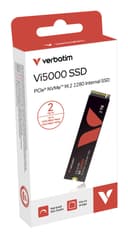 Verbatim Vi5000 PCIe Gen4 NVMe M.2 2280 Internal SSD 2TB thumbnail 1