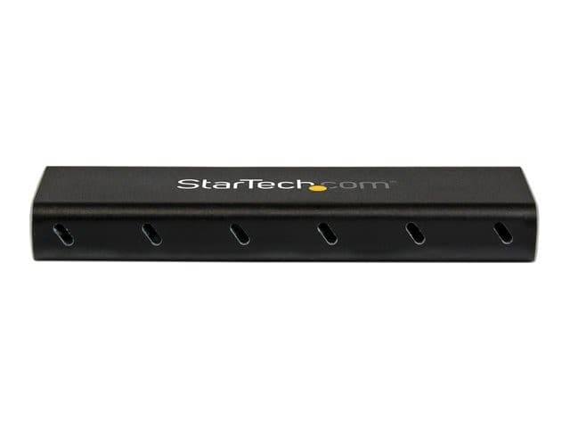 StarTech.com M.2 SSD Enclosure for M.2 SATA SSDs - USB 3.1 (10Gbps) with USB-C Cable - External Enclosure for USB-C Host - Aluminum (SM21BMU31C3) - storage enclosure - SATA 6Gb/s - USB 3.1 (Gen 2) - Image 2