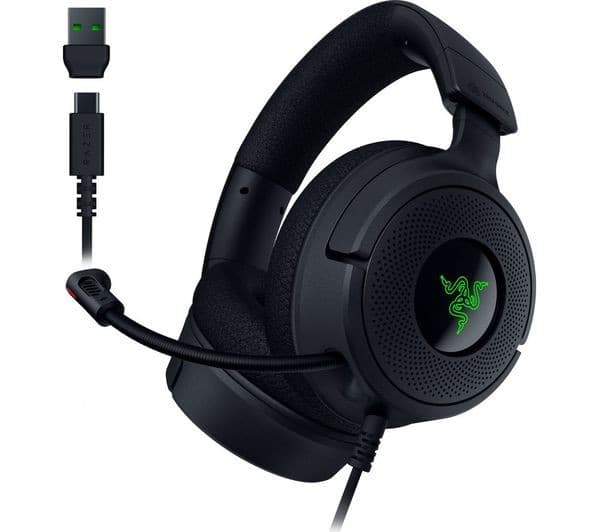 Razer Kraken V4 X USB 7.1 Gaming Headset Black - Image 3