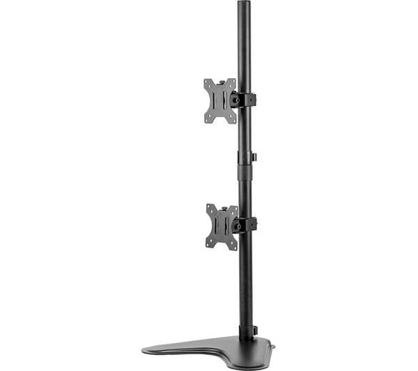 FELLOWES Seasa Dual Arm Full Motion 32" Monitor Stand - Black - Image 1