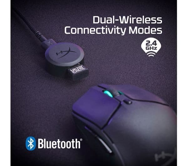 HyperX Pulsefire Haste 2 Wireless Gaming Mouse - Black - Image 5