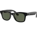 RAY-BAN Meta Wayfarer Glasses - Shiny Black, G15 Green thumbnail 1