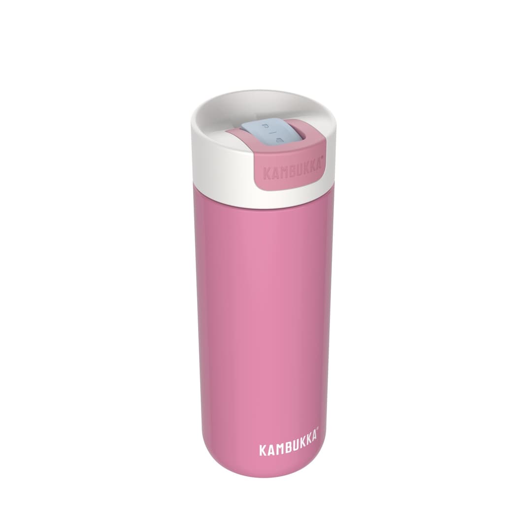 Kambukka Olympus 500ml Stainless Steel Travel Mug - Pink - Image 3