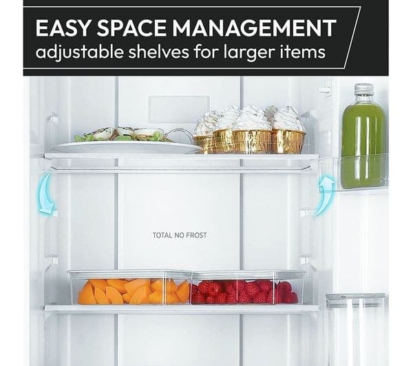 HOOVER HOCH1T518EXK 50/50 Fridge Freezer - Silver - Image 9