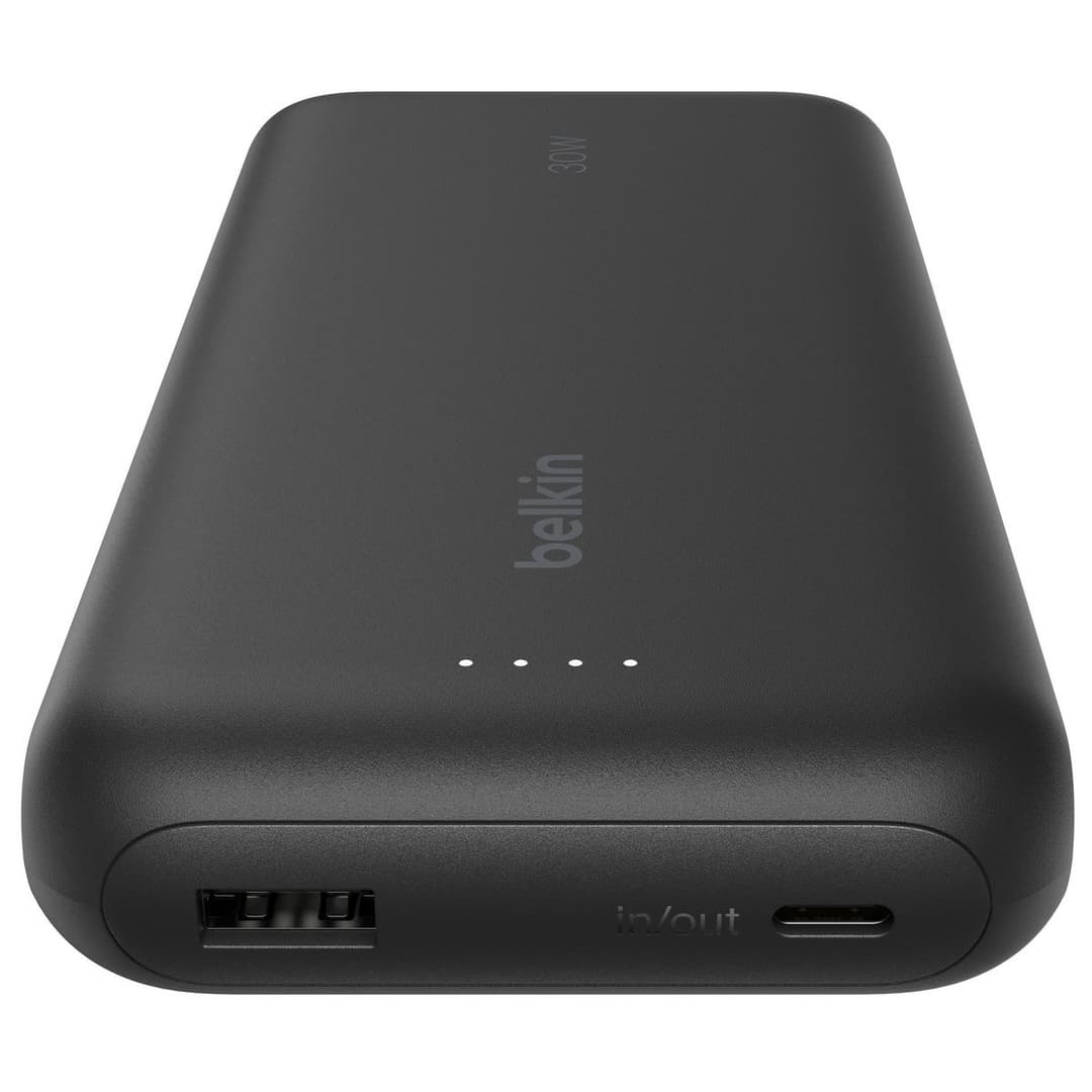 Belkin 30W 20000mAh Power Bank with USB-C Cable - Black - Image 4