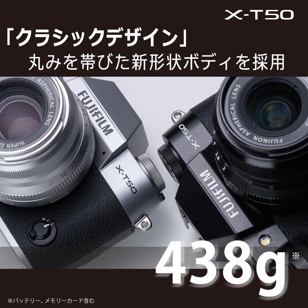 FUJIFILM X-T50 Mirrorless Camera Body Only - Silver - Image 3