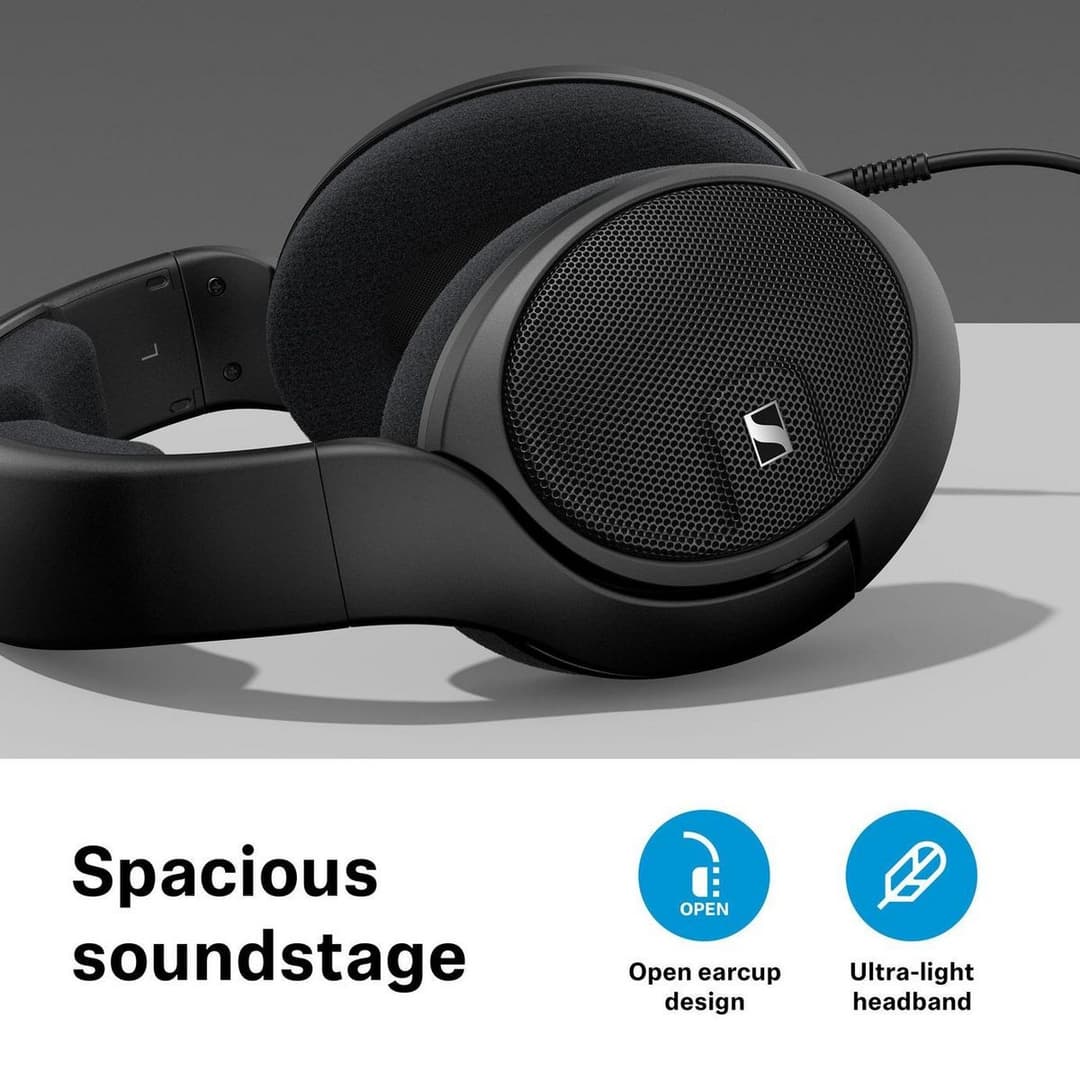 Sennheiser HD 560S Headphones Black - Image 4