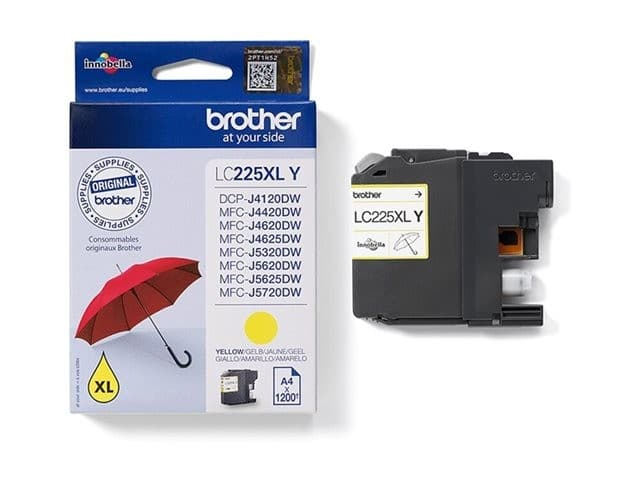 Brother LC225XL Original Ink Cartridge - Yellow - Image 4