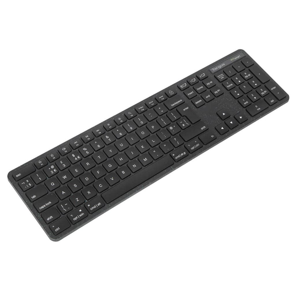 Targus EcoSmart AKB873UK keyboard Universal RF Wireless + Bluetooth QWERTY UK English Black - Image 2