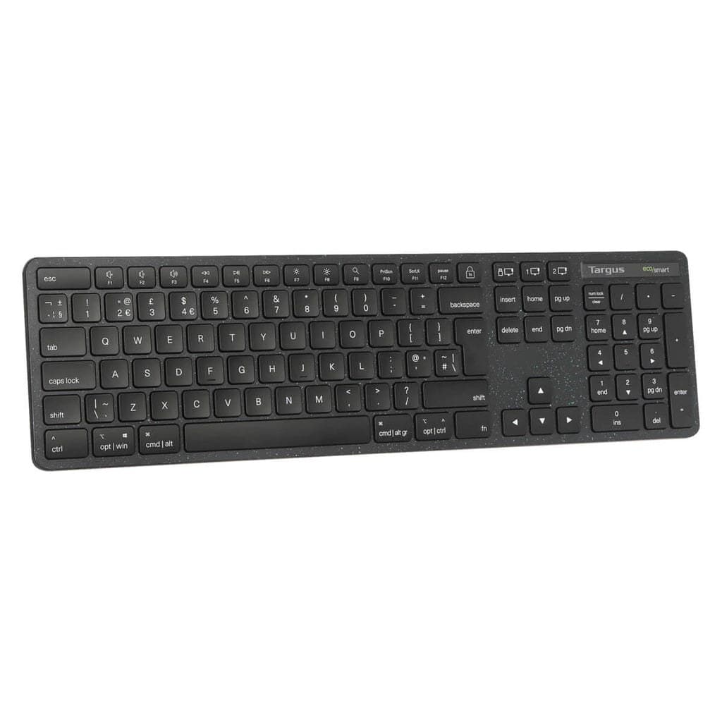 Targus EcoSmart AKB873UK keyboard Universal RF Wireless + Bluetooth QWERTY UK English Black - Image 4