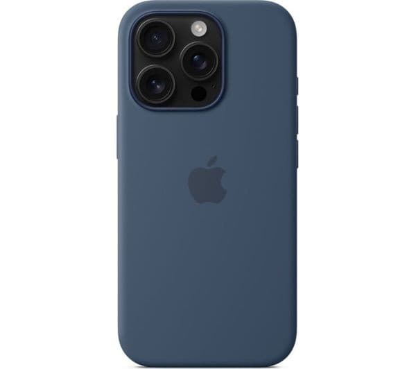Apple iPhone 16 Pro Silicone Case with MagSafe - Denim - Image 1