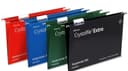 Rexel Crystalfile Extra Foolscap Suspension File 15mm V-base Blue 70630 (Pack of 25) thumbnail 1