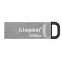 Kingston DataTraveler Kyson USB 3.2 Gen 1 Metal Flash Drive 128GB - Silver thumbnail 1