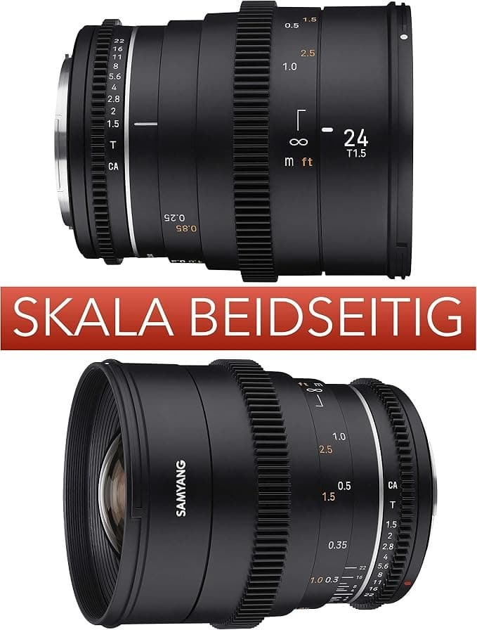 Samyang VDSLR 50mm T1.5 MK2 Manual Focus Cine Lens for Canon EF Mount - Image 6