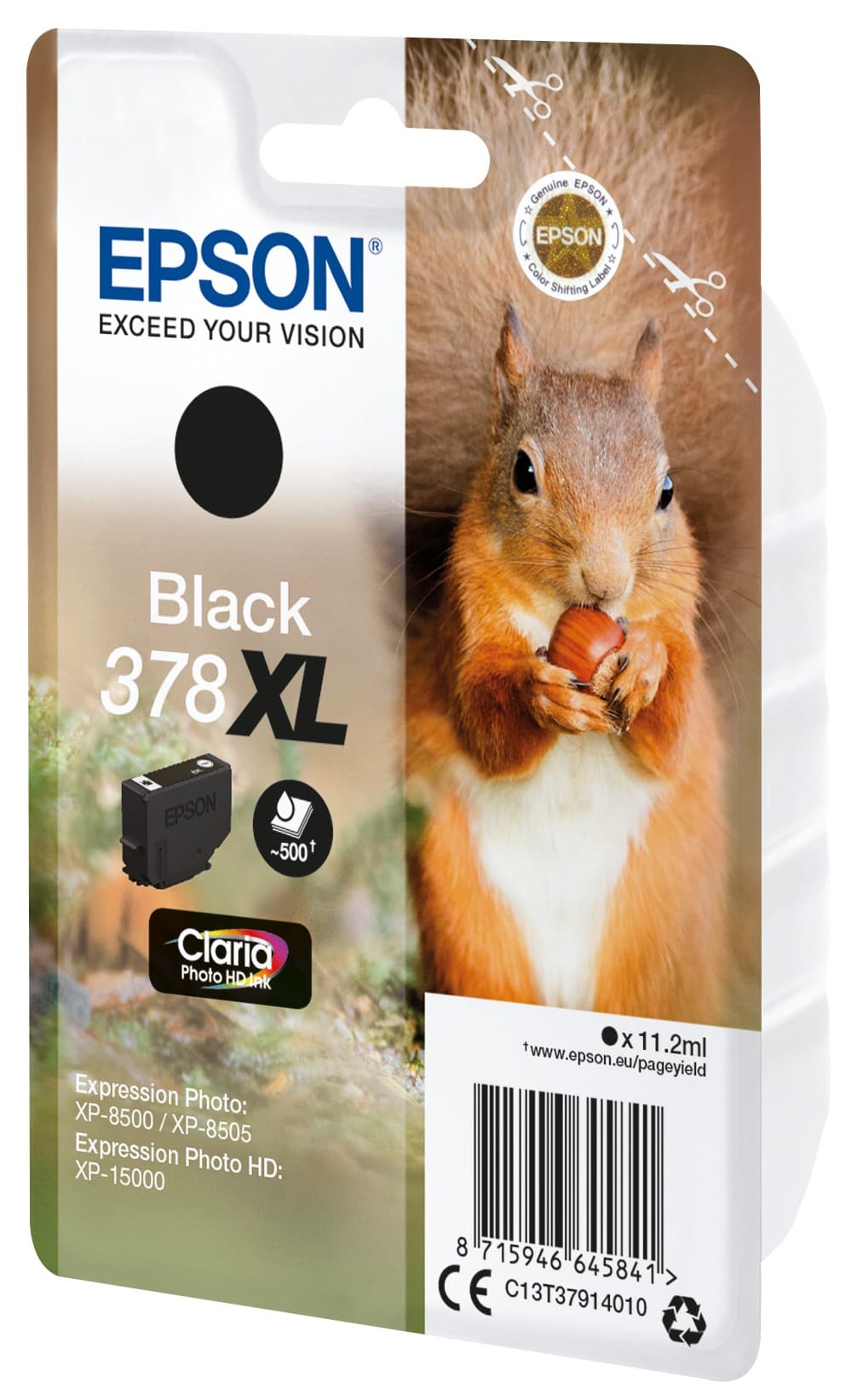 Epson C13T37914010 (378XL) Ink cartridge black 500 pages 11ml - Image 2