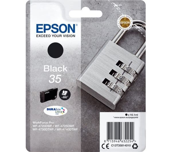 EPSON 3581 Padlock Black Ink Cartridge - Image 2
