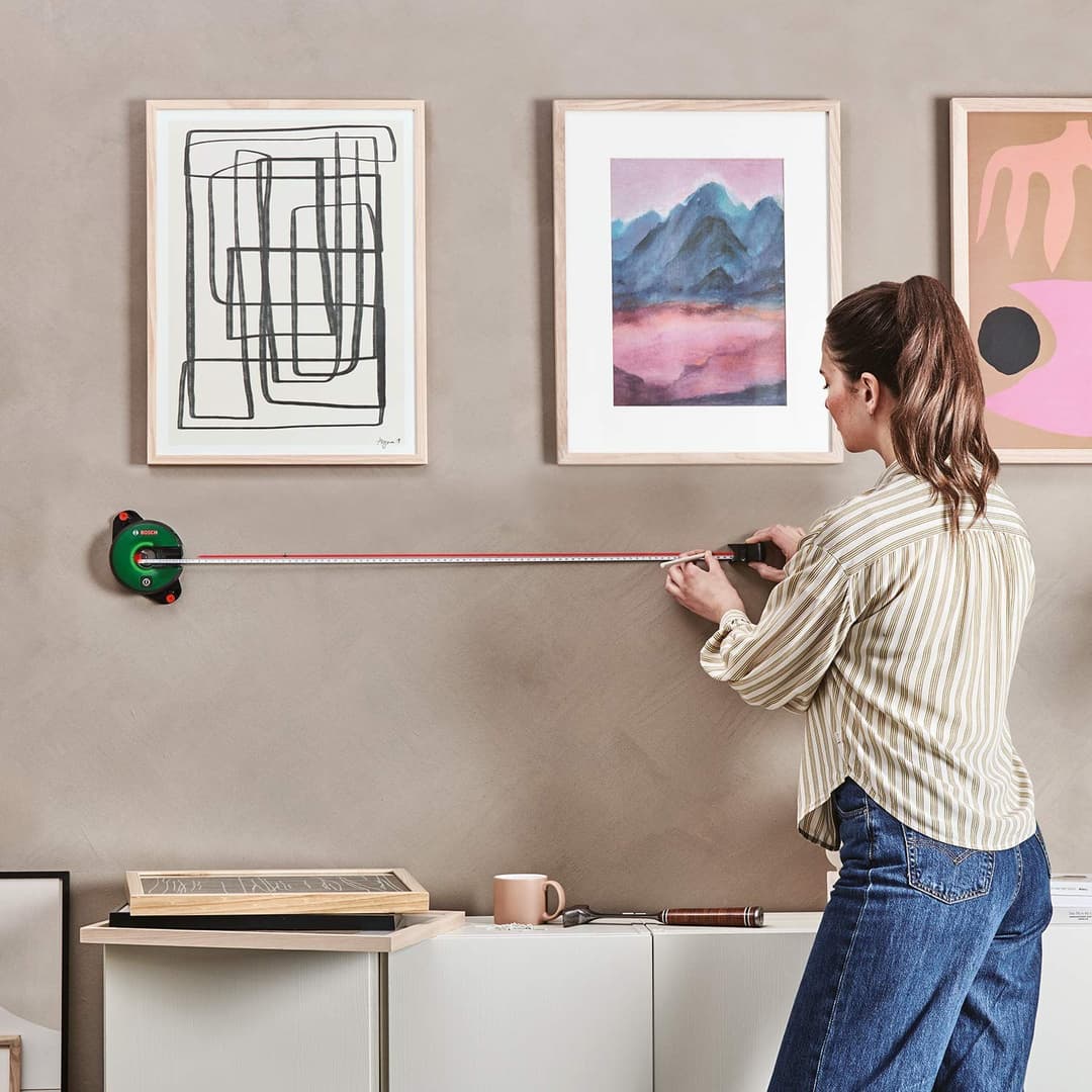 Bosch 2-in-1 Line Laser Atino With Integrated Measuring Tape - Green - Image 3