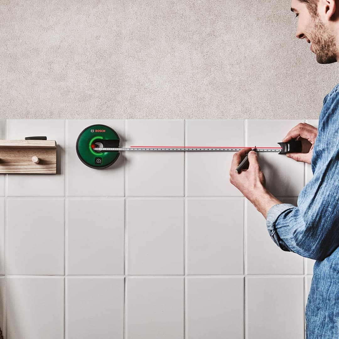 Bosch 2-in-1 Line Laser Atino With Integrated Measuring Tape - Green - Image 4