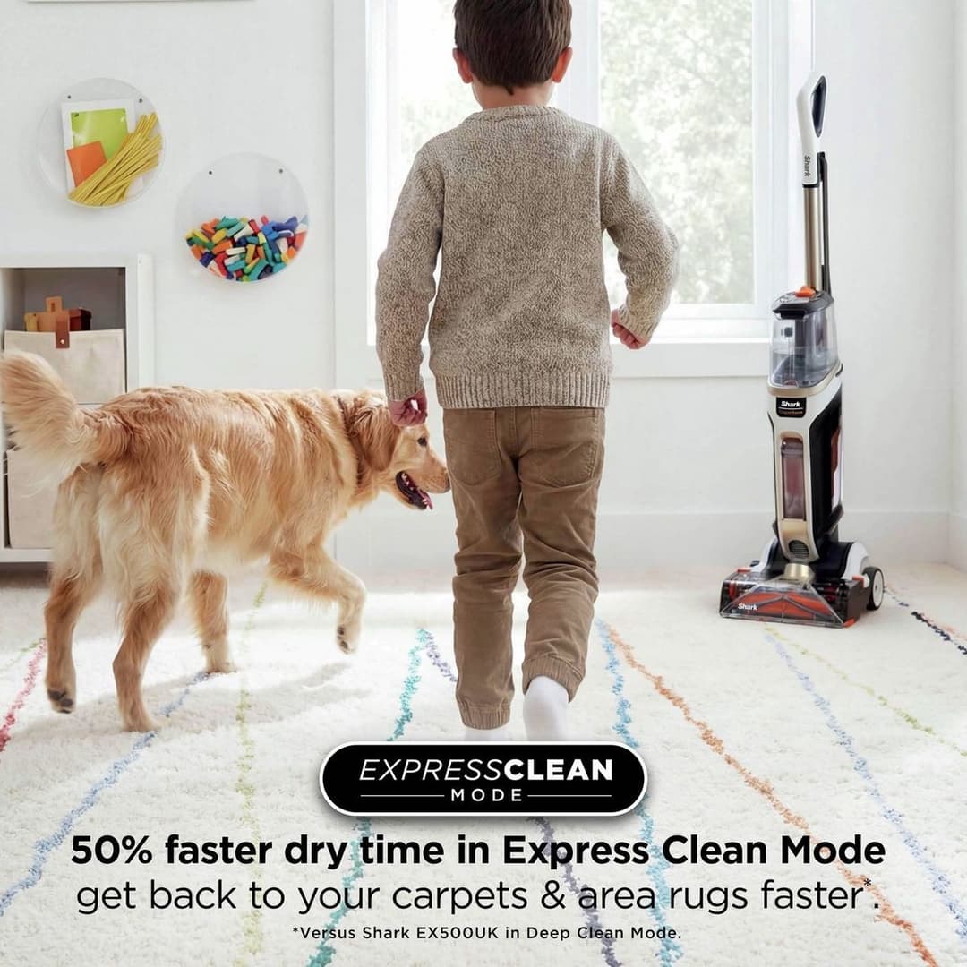 Shark CarpetForce EX500UK Upright Carpet Cleaner Black - Image 7
