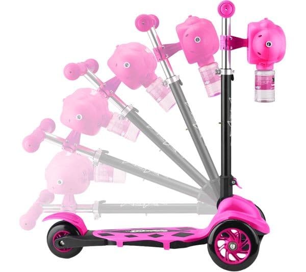 XOOTZ Bubble Go Kids' Kick Scooter - Pink - Image 7