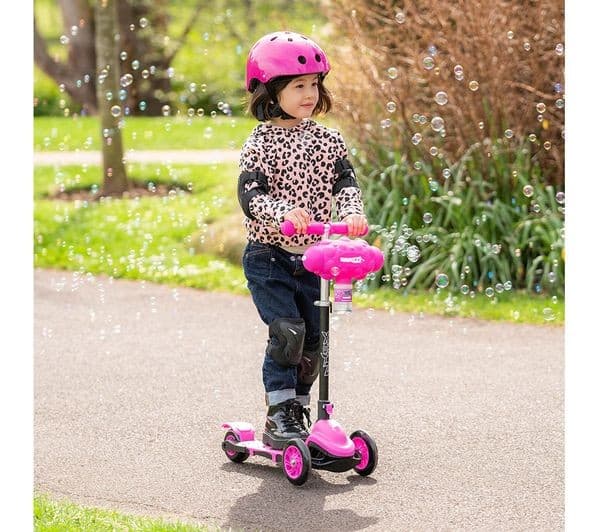 XOOTZ Bubble Go Kids' Kick Scooter - Pink - Image 8