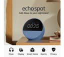 Amazon Echo Spot Smart Alarm Clock Ocean Blue thumbnail 2