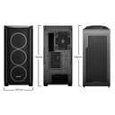 be quiet! Shadow Base 800 FX ARGB Tempered Glass ATX Midi Tower PC Case - Black thumbnail 9