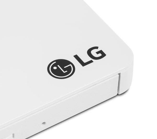 LG GP57EB40 Ultraslim External USB DVD Writer - White - Image 5