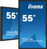 iiyama TF5539AS-B1AG Signage Display Kiosk design 138.7 cm (54.6") LED 435 cd/m² 4K Ultra HD Black Touchscreen Built-in processor Android 11 24/7