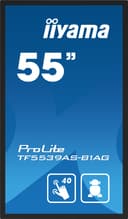 iiyama TF5539AS-B1AG Signage Display Kiosk design 138.7 cm (54.6") LED 435 cd/m² 4K Ultra HD Black Touchscreen Built-in processor Android 11 24/7 thumbnail 3