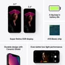 Apple iPhone 13 mini 5G 128GB Smartphone - Midnight thumbnail 3