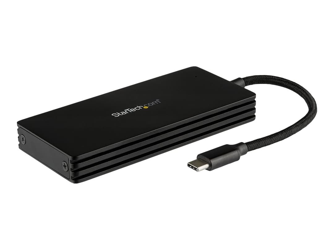 StarTech.com M.2 SSD Enclosure for M.2 SATA Drives - USB 3.1 - USB-C - storage enclosure - M.2 Card - USB 3.1 (Gen 2) - Image 1
